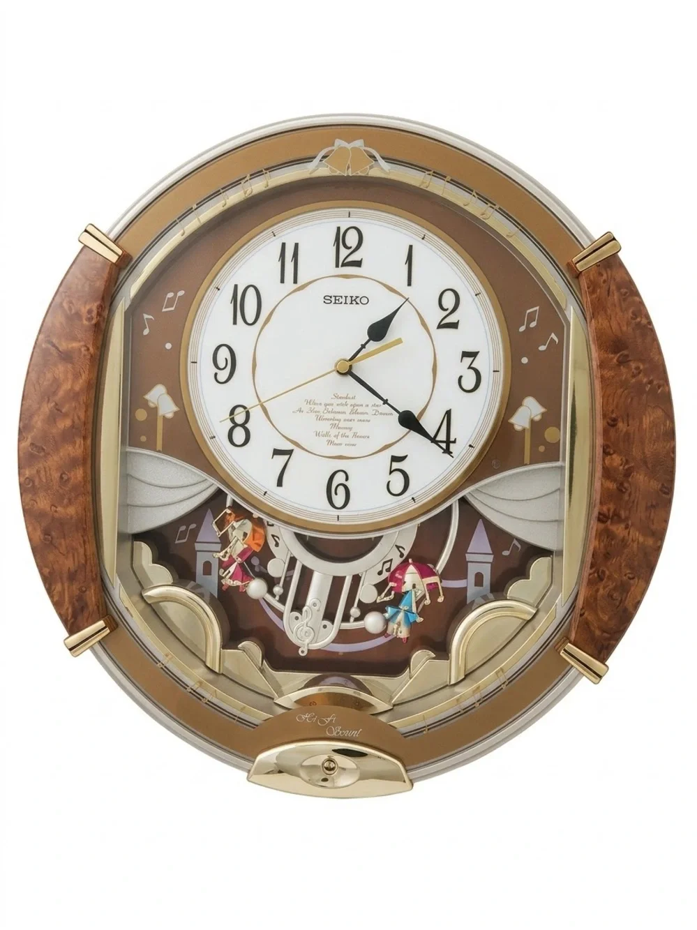 Seiko Melidies in Motion Quartz Analog Musical Wall Clock xx